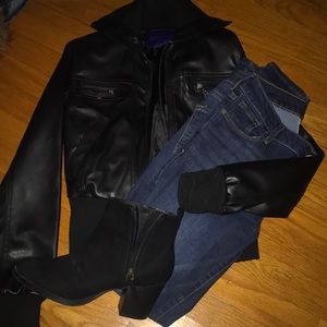 Faux Leather jacket